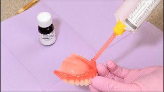 Full Chairside Denture Reline Procedure using SOFRELINER TOUGH® [upl. by Keyser279]