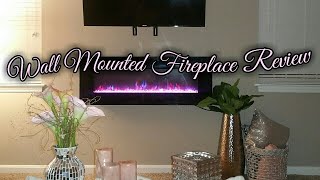 Unboxing amp Installing • Wall Mounted Fireplace [upl. by Jefferson]