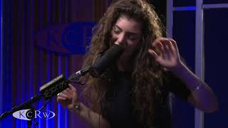 Lorde performing quotRoyalsquot Live on KCRW [upl. by Jesh]