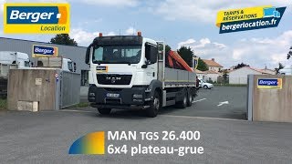 Berger Location  Camion 6x4 plateaugrue 26 Tonnes [upl. by Tyne]