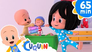 Pin Pon es un muñeco y más canciones infantiles con Cleo y Cuquín  Familia Telerin [upl. by Yadsnil63]