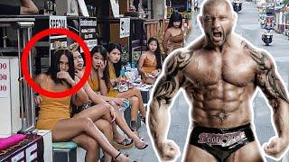 When WWE Dave Bautista Goes Out in Public 😱 [upl. by Herriott]