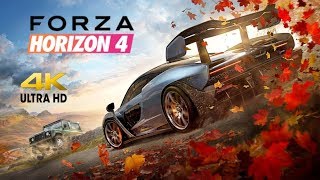 4K Forza Horizon 4  Intro and First Race [upl. by Nostets]