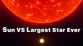 SUN vs The Largest Star In The Universe [upl. by Grobe]