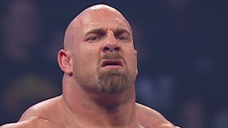 Goldberg cleans house against Evolution Raw Dec 1 2003 [upl. by Bobker672]