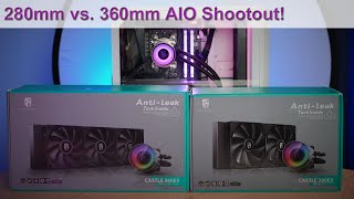 280mm vs 360mm AIO Liquid CPU Coolers  Which Should You Choose [upl. by Hite]