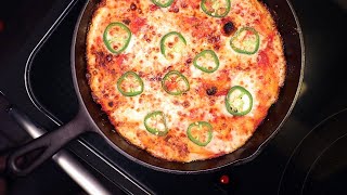 Cast Iron Pan Pizza [upl. by Hasile]