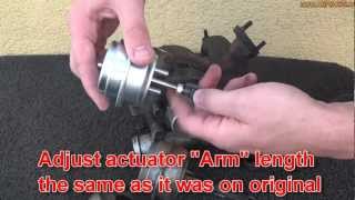 How to change Turbocharger wastegate actuator [upl. by Garnet]