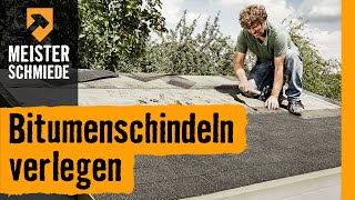 HORNBACH Meisterschmiede  Bitumenschindeln verlegen [upl. by Mccahill]