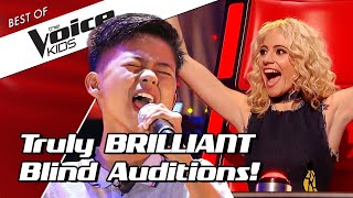 TOP 10  Simply BRILLIANT Blind Auditions in The Voice Kids [upl. by Gent]