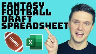 How To Create A Fantasy Football Draft Spreadsheet [upl. by Bergerac]