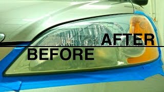 How to Fix Foggy Headlights 3 Different Methods Honda Civic [upl. by Nida]