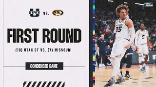 Missouri vs Utah State  First Round NCAA tournament extended highlights [upl. by Erodisi]