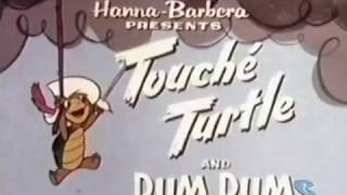 1962 Hanna Barbera  Touche Turtle Intro [upl. by Anemolihp]