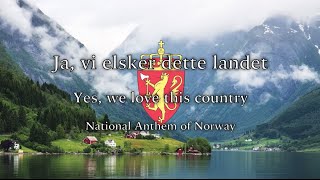 National Anthem Norway  Ja vi elsker NEW VERSION [upl. by Nicko]