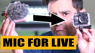 How to setup a mic with a action camera [upl. by Rodmur821]