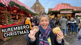 Nuremberg Christmas Market 2022  Food Tour [upl. by Hayilaa429]