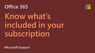 Whats included in your Office 365 subscription  Microsoft [upl. by Caldwell]