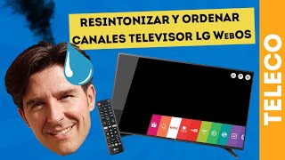 Cómo BUSCAR y ORDENAR canales en LG WebOS Smart TV [upl. by Donohue]