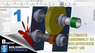 Ultimate SolidWorks Assembly tutorial for Beginners  Part 1 [upl. by Kronfeld]