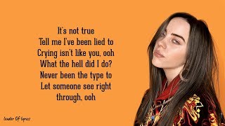 Billie Eilish  i love you Lyrics 😪 [upl. by Viola]