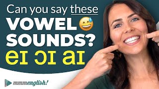 Pronunciation Practice 👄 Difficult Vowel Sounds DIPHTHONGS [upl. by Amol]