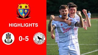 Caerleon 05 Cwmbrân Town  Gwent FA Senior cup  Quarter final highlights [upl. by Corron]