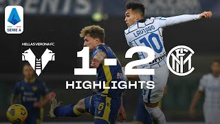 HELLAS VERONA 12 INTER  HIGHLIGHTS  SERIE A 2021  Inter finish 2020 on a high 🥳⚫🔵 [upl. by Norrej835]