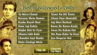 Best Of Bollywood  1940  Old Hindi Songs  Jukebox [upl. by Clapper]