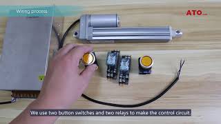 How 12V24V electric linear actuator works [upl. by Breh]