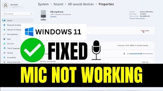 Windows 11 Mic Settings  Mic Not Working Enable Microphone amp Mic Problems Fixed [upl. by Assinna]