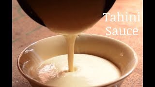 Homemade tahini sauce recipe  Shawarma sauce recipe [upl. by Enialahs]