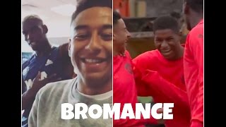 Pogba Lingard and Rashford  BROMANCE  Best moments [upl. by Asenab851]