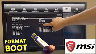 Bios Format atma Ayarları 3 MSİ Anakart Usb Flash BOOT [upl. by Paschasia545]