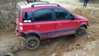 Fiat Panda 4x4 with ELD Diagonal test [upl. by Rois]