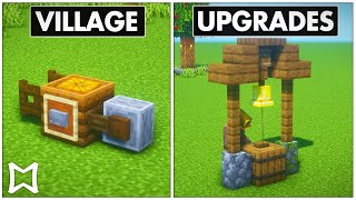 ► 20 Village Transformation Ideas  Minecraft Builds [upl. by Sokin839]