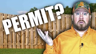 Do I Need A Fence Permit [upl. by Agata]