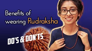 Benefits of wearing Rudraksha Mala  Dos and Dont  Conditioning amp Maintenance of Rudraksha [upl. by Hsemar]