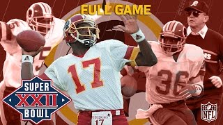 Super Bowl XXII Doug Williams Defeats John Elway  Redskins vs Broncos  NFL Full Game [upl. by Guinn]