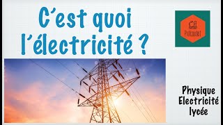 Cest quoi lélectricité [upl. by Shirleen419]