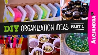 DIY Organization Ideas Part 1 [upl. by Abraham711]