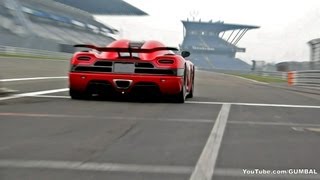 Koenigsegg Agera R  BRUTAL ACCELERATIONS  Backfiring [upl. by Tori]