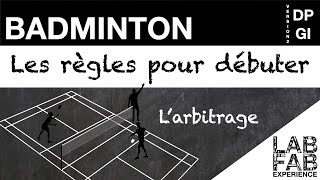 Badminton  Le rôle de larbitre Lessentiel des règles 44 [upl. by Claretta]