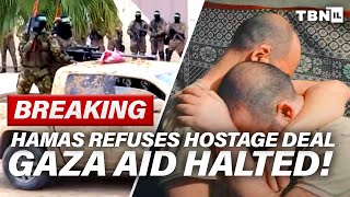 BREAKING Israel FREEZES Gaza Aid – Hamas REJECTS Hostage Deal  TBN Israel [upl. by Yunfei]