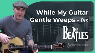 While My Guitar Gently Weeps Guitar Lesson  The Beatles  Love Version [upl. by Yursa]