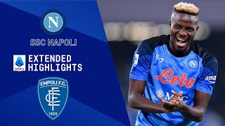 Napoli vs Empoli Extended Highlights  Serie A  CBS Sports Golazo [upl. by Nnyleuqcaj901]