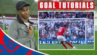 How to Shoot Like Marcus Rashford  Goal Tutorials  Rashford vs Costa Rica [upl. by Leamhsi]