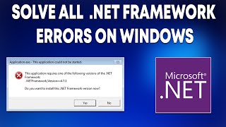 How to Install Net Framework and Avoid Any Installation Errors on Windows 7 8 and 10 in 2022 [upl. by Hodosh436]