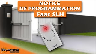 Programmer une Télécommande Faac SLH [upl. by Antonia]