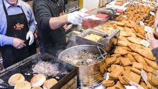 The Best of Sicily Street Food  Stigghiola Panelle Pani ca Meusa [upl. by Nelra784]